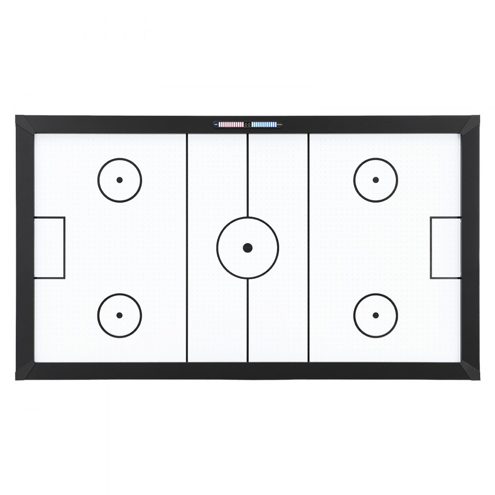 VEVOR Airhockeytisch 2135 x 1220 x 800 mm mit Elektronischem Punktesystem für Familienabende, Keller und Zuhause, Gleichmäßige Luftzirkulation, 2 Schläger, 2 Pucks, Eckenschutz und Verstellbare Füße