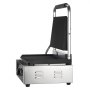 VEVOR kommerzieller Panini-Grill, 2,2 kW elektrischer Sandwich-Panini-Maker, Sandwichpresse Edelstahl, Panini-Grill mit Temperaturregelung & 36 x 23 cm großer voll gerillter Emaille-Platte