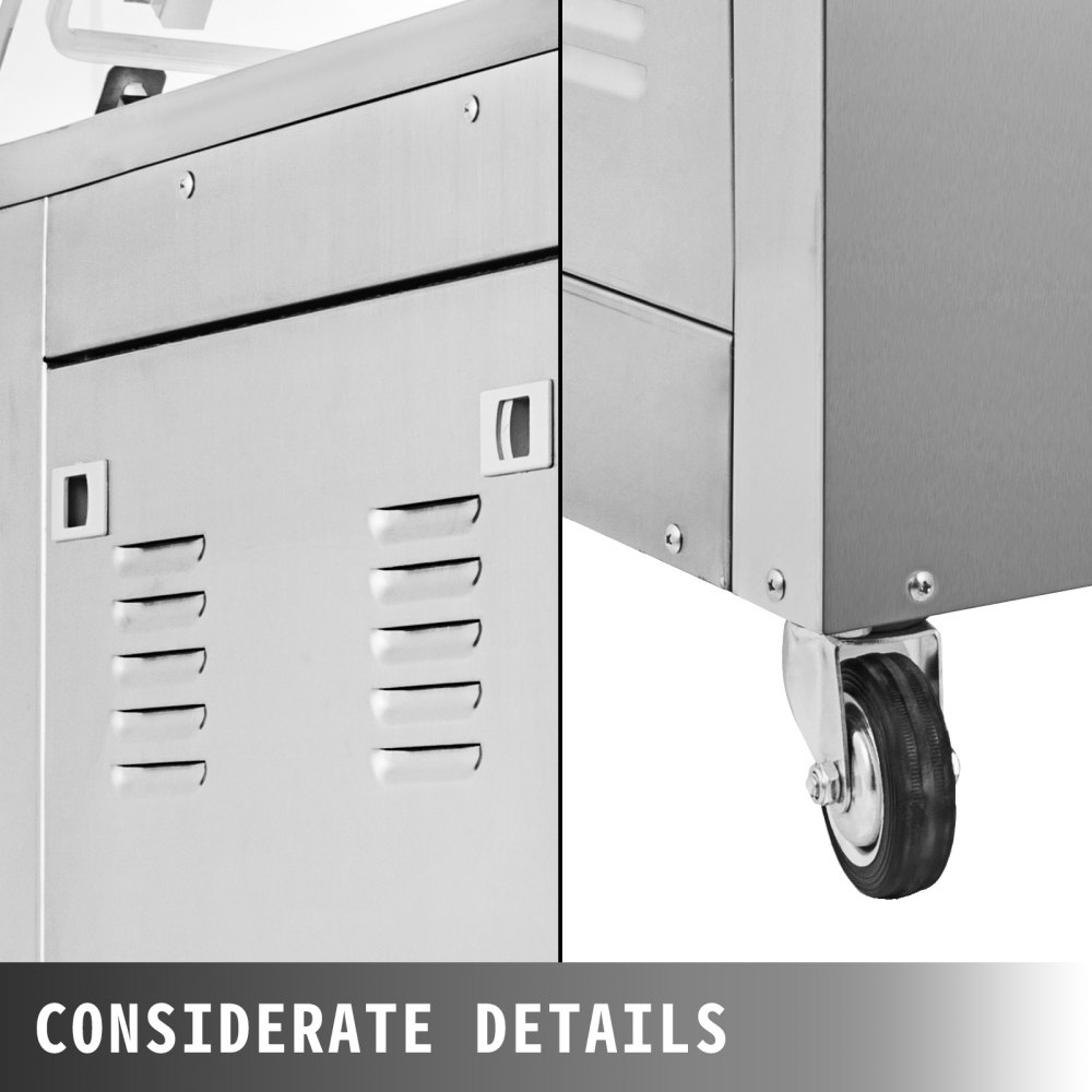 Dz-400s Automatische Vakuumverpackungs-dichtungs-maschine 1000w Fabrik 1 Kpa