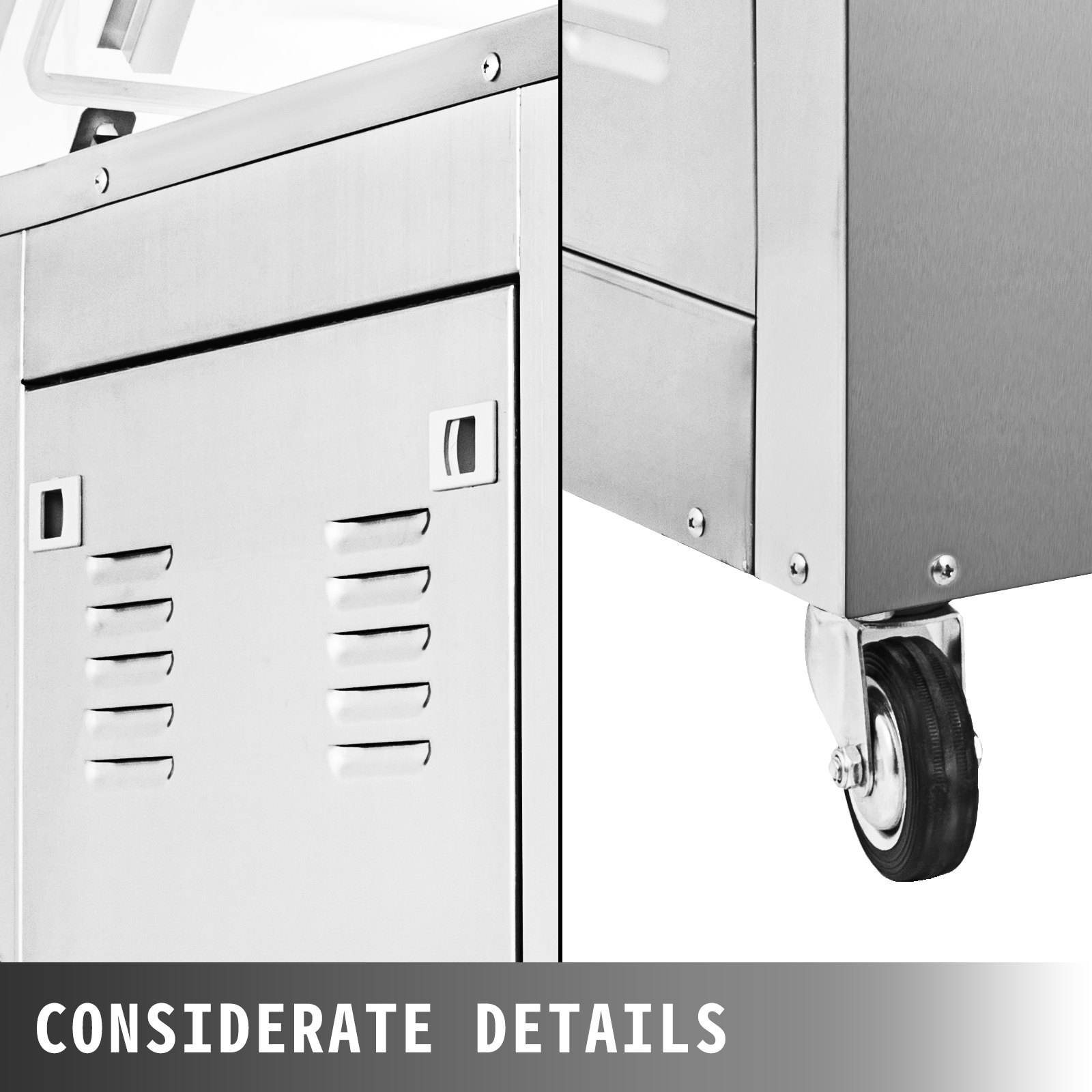 Vakuumierer Vakuumiergerät Vakuummaschine Dz-400t 20 M³/h Rostfreier Stahl