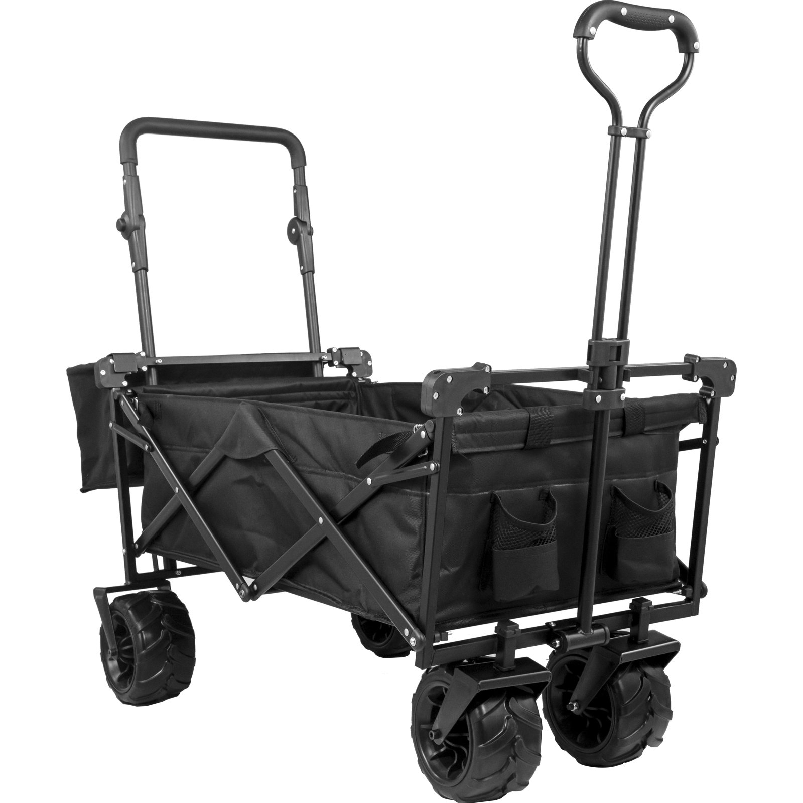 Bollerwagen Faltbar Handwagen Faltbar Schwarzgerätewagen Transportartmit Dach