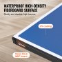 VEVOR Ping-Pong-Tisch, professionelles Tischtennisspiel, tragbarer MDF-Tischtennistisch für den Innenbereich, faltbarer Ping-Pong-Tisch mit Schnellklemmnetz und feststellbaren Rädern, einfacher Aufbau in 10 Minuten, 12 mm dicke Tischplatten