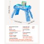VEVOR Aktivitätstisch, Musiktischspielzeug mit 133 Klangquellen, Aufnahmefunktion & LED-DJ-Plattenspieler, Kinderlerntisch, Interaktiver Spieltisch für Geburtstage, Geschenk für Kinder ab 6 Monaten