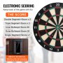 VEVOR Dartschrank Set Dartscheibe 34,3cm Komplettes Zubehör Elektronisch Party