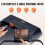 VEVOR Walking Pad Laufband unter den Schreibtisch, Laufband zum Arbeiten, klappbares Laufband mit 120 kg Tragkraft, tragbares 2 in 1 Pad mit 2,5 PS, Griffstange Fernbedienung LED-Anzeige 1-12 km/h