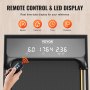VEVOR Walking Pad Laufband unter den Schreibtisch, Laufband zum Arbeiten, klappbares Laufband mit 120 kg Tragkraft, tragbares 2 in 1 Pad mit 2,5 PS, Griffstange Fernbedienung LED-Anzeige 1-10 km/h