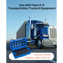 VEVOR Gabelkopfabzieher für Transportfahrzeuge und Ausrüstung der Klassen 6–8, Werkzeugsatz zum Entfernen des Gabelkopfs für hohe Beanspruchung, kompatibel mit Kenworth Peterbilt Freightliner Mack