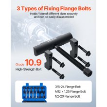 VEVOR Gabelkopfabzieher für Transportfahrzeuge und Ausrüstung der Klassen 6–8, Werkzeugsatz zum Entfernen des Gabelkopfs für hohe Beanspruchung, kompatibel mit Kenworth Peterbilt Freightliner Mack