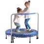 VEVOR Trampolin Faltbares Trampolin 100kg Rebounder-Trampolin 91,44 cm Blau