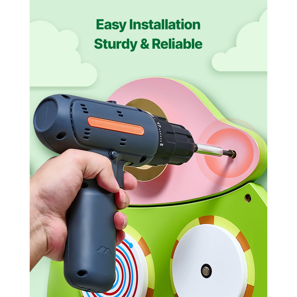 VEVOR Motorikbrett, Aktivitätswand, 12 Spiele, Montessori-Sensorik-Wandspielzeug für Kinder von 3–12 Jahren, Montessori-Lernaktivitätszentrum, ideal für Kleinkinder-Spielzimmer, Kindergarten