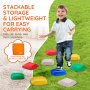 VEVOR Balanciersteine Trittsteine Balancing Stepping Stones für Kinder 10er-Set