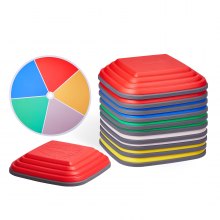 VEVOR Balanciersteine Trittsteine Balancing Stepping Stones für Kinder 10er-Set