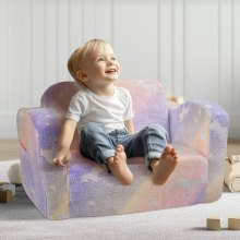 VEVOR Kindersofa Kindercouch Kindersessel Kindermöbel im Dunkeln Leuchten