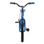 VEVOR Kinderfahrrad 20 Zoll Straßenfahrrad für 7-13 Jahre mit Ständer Blau, Kinderrad für Jungen & Mädchen, Kohlenstoffstahlrahmen, BMX-Stil, Doppelbremsen, Sattel & Lenker Verstellbar, Becherhalter