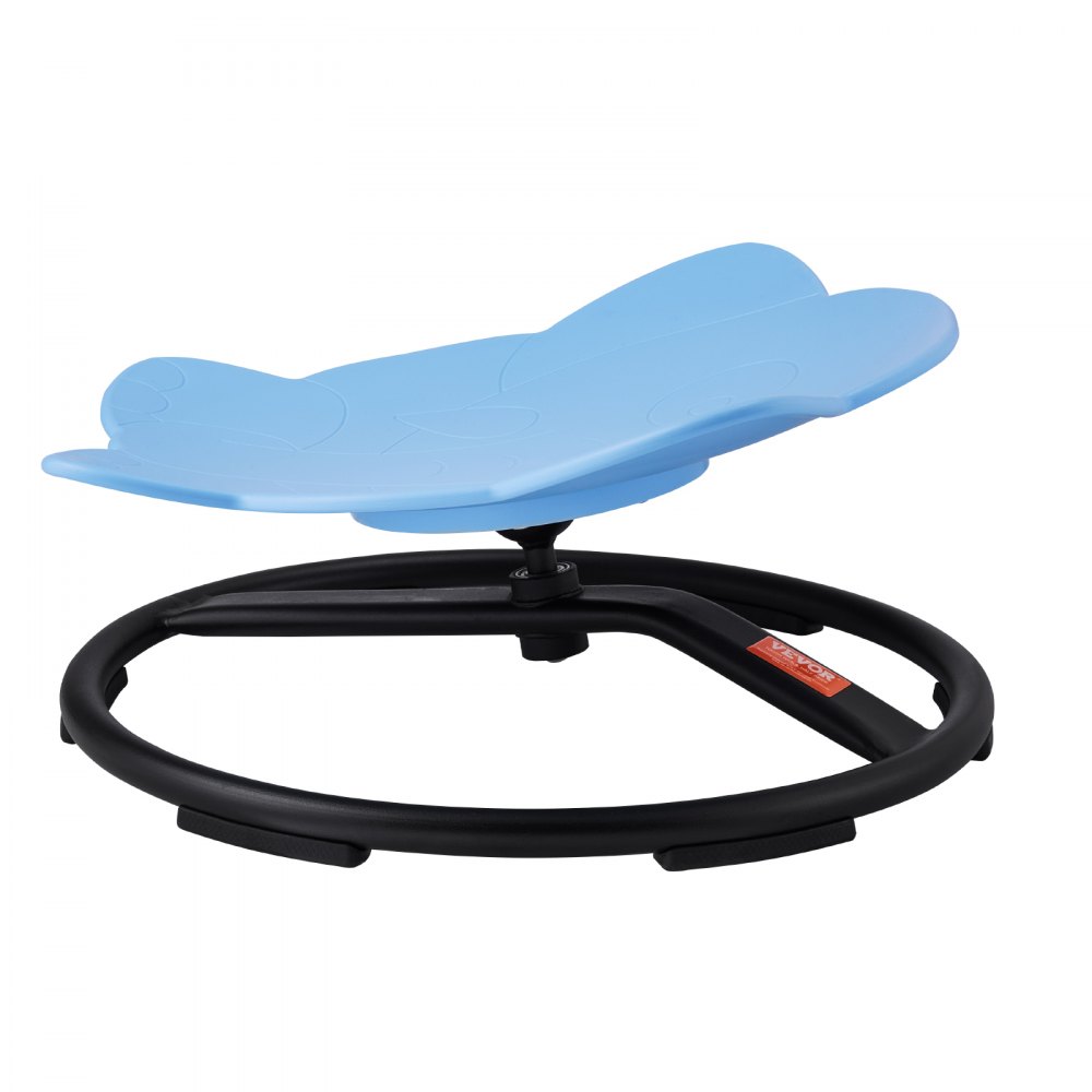 VEVOR Sensorischer Drehstuhl für Kinder 100 kg Tragkraft, 360°-Drehstuhl, sensorischer Spielzeugstuhl für autistische Kinder, Drehstuhl zur Koordination, Balance, Sockel mit Elefantenmotiv Blau