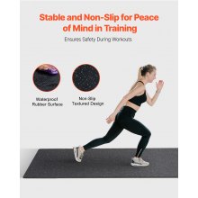 VEVOR EVA Bodenmatte Sport Schutz Turnhalle Boden 12 Stk. Yoga Gummimatten