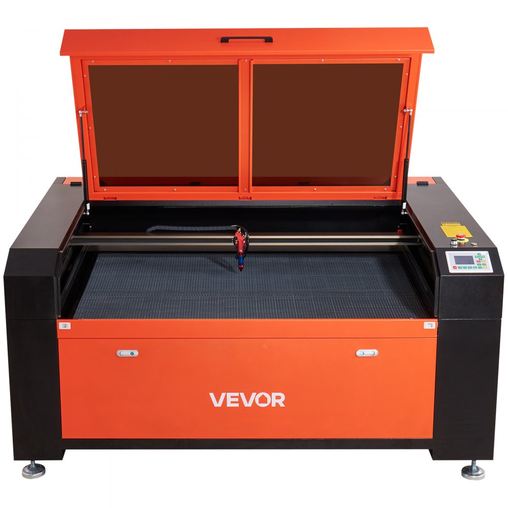VEVOR 130W CO2 Laser Engraver, 1400 x 900 mm, CO2 Laser Engraver Cutter Machine with Water Chiller, 2 Way Pass Air Assist, 1200 mm/s Speed, Autofocus Engraving Cutting Machine, for Wood Acrylic Glass