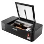 VEVOR CO2-Lasergravierer 55W, Laserschneidmaschine 500x300 mm, Tischgerät mit 16-MP-Kamera, Wasserpumpe & Drehachse, kompatibel mit LightBurn, CorelDRAW & RDWorks, für Holz, Acryl & Glas