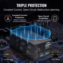 VEVOR CO2-Laser-Netzteil Power Supply Lasergravierer/-schneider 150-W-Laserröhre