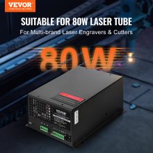 VEVOR CO2-Laser-Netzteil Power Supply Lasergravierer/-schneider 80-W-Laserröhre