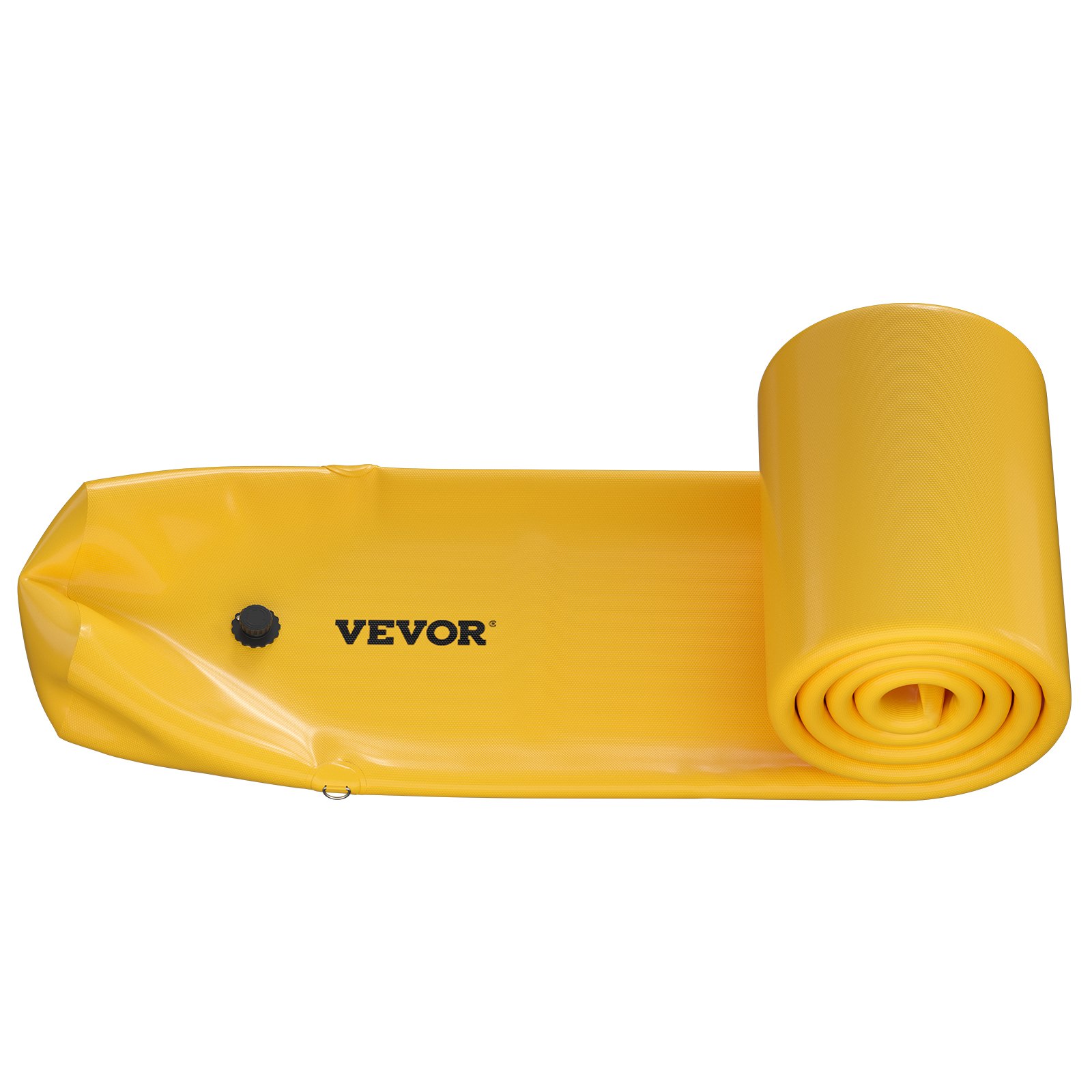 VEVOR Flood Bags, Reusable PVC Water Diversion Pipes 7.32 mx 51 cm x 30.5 cm, 1093 L Water Capacity, Waterproof, Used for Doors, Garages, Yellow