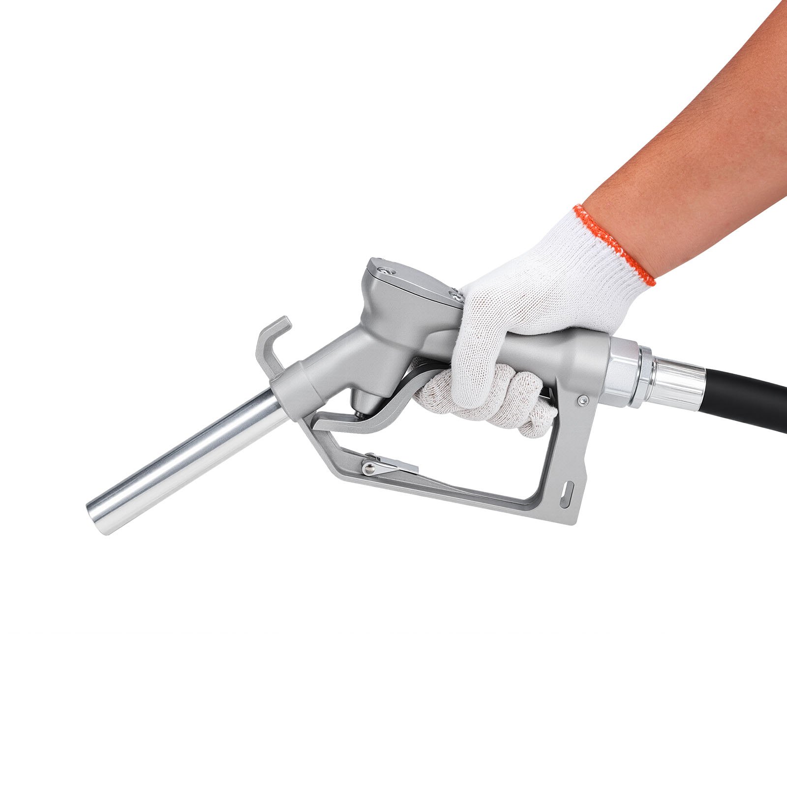 VEVOR Kraftstoff Umfüllpumpe, 12 V DC, 60,5 L/min, 1/4 PS, Diesel-Transferpumpe mit manueller Düse, Auslass- & Saugschlauch, für Benzin, Kerosin, Ethanol-Mischungen, Methanol, Biodiesel