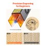 VEVOR Lasergravierer, 10 W, Lasergravur- & Schneidemaschine mit Gehäuse, Laserschneider, Graviermaschine, 300x300 mm Arbeitsbereich, 7000 mm/min, für Holz, Leder, Glas, bestimmte Metalle, Klasse 1