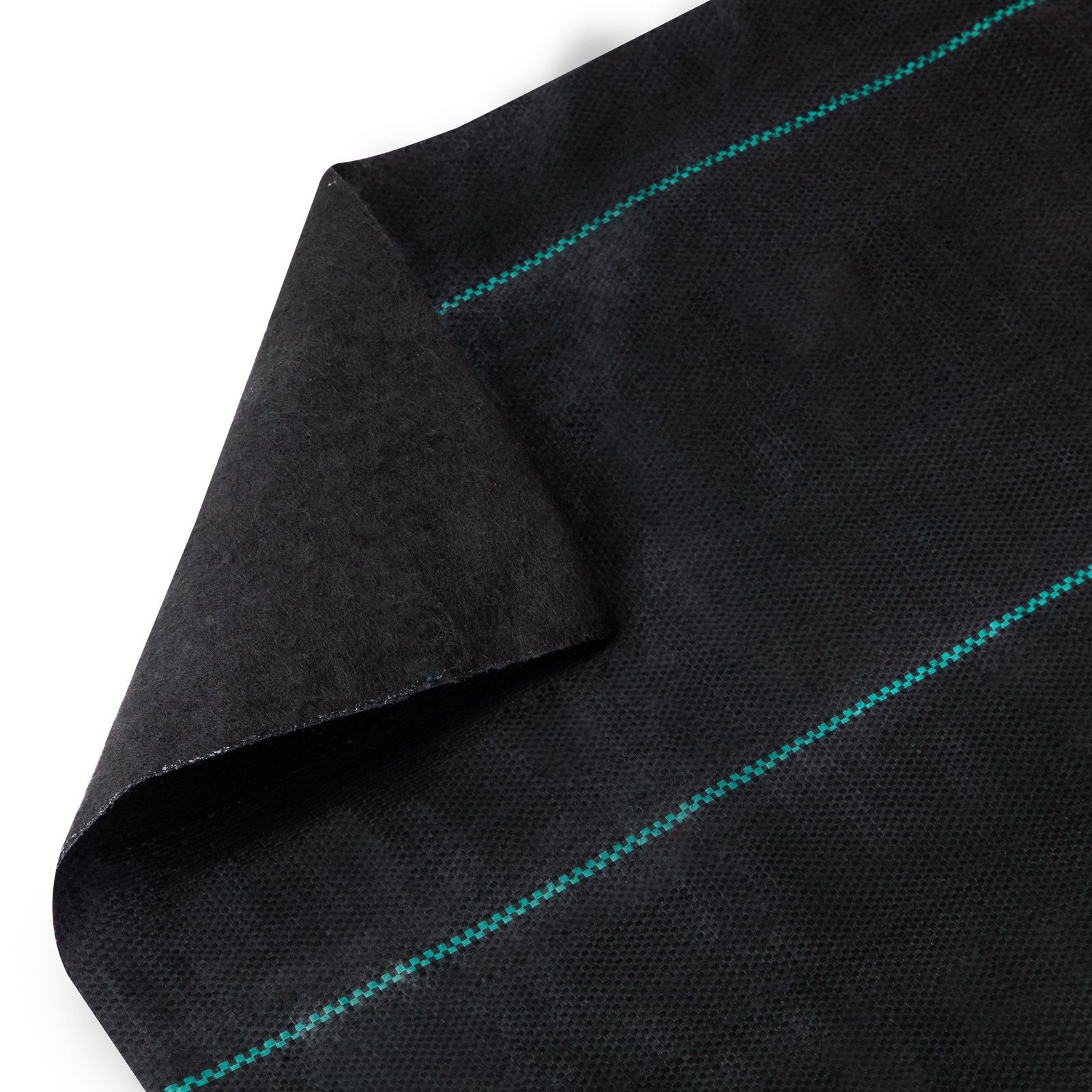 VEVOR Weed Control Fabric, 5.8 oz. Garden Fleece, 0.9 x 91.4 m Cover Mat, Heavy-Duty Woven Grass Control Geotextile Weed Control Fabric Weed Barrier for Garden, Patio, Black