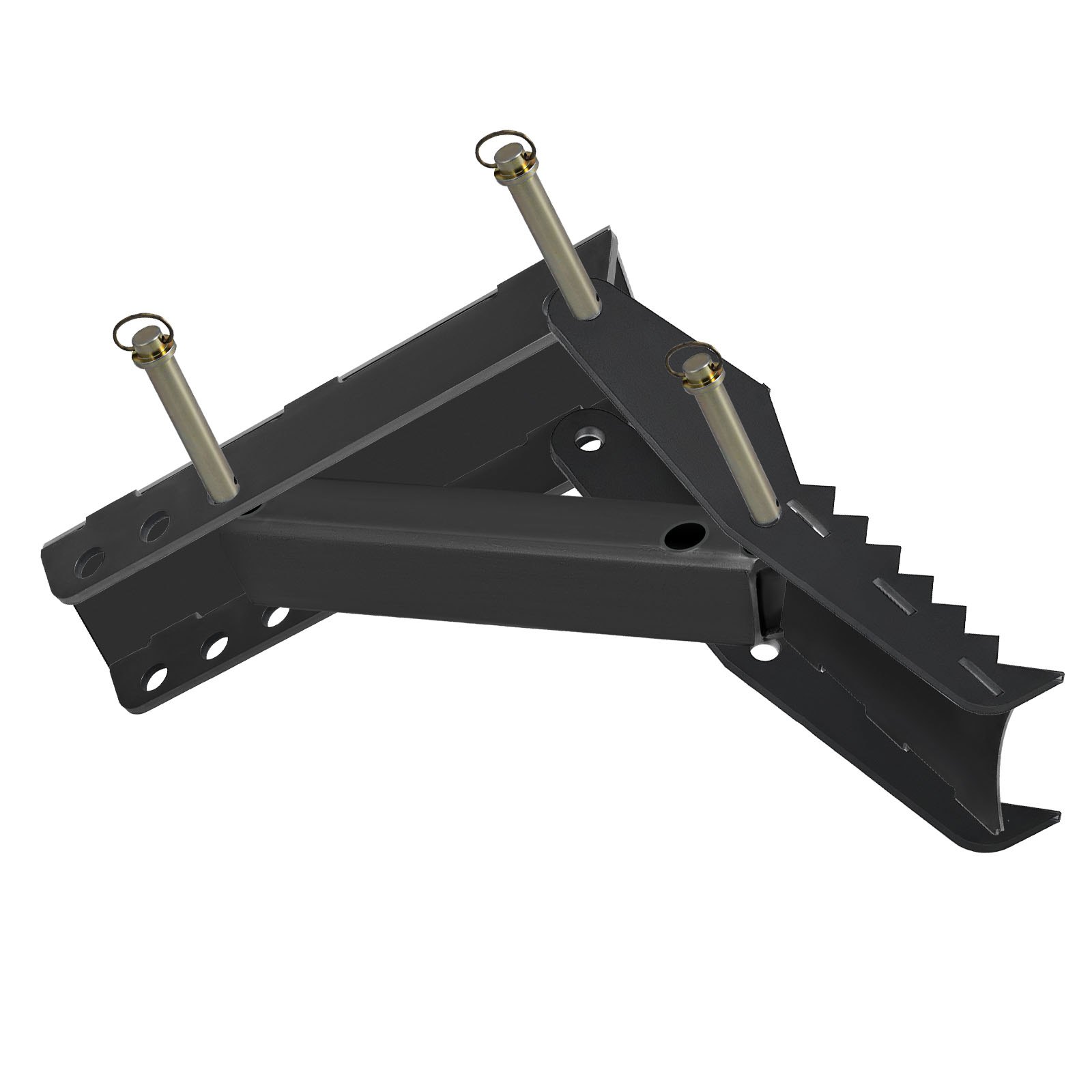 VEVOR Baggerzahn 61 cm, Zahndicke 1,27 cm, Breite 15,24 cm, Geschweißte Daumenhalterungen, Montage von dicken Stahlplatten, Bolzendesign, Einfach zu montieren, Schweißen