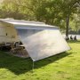 VEVOR Sonnenschutz (2 x 4,3 m) für Markisen (4,5 m), Markisen-Vorderwand aus Polyester-Netzgewebe, Doppelt Genähter & Atmungsaktiver Sichtschutz für Wohnmobil, Camping & Wohnwagen