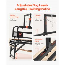 VEVOR Hundelaufband für mittelgroße Hunde 100kg Indoor-Laufmaschine 190x56x143cm