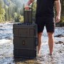 VEVOR Outdoor-Trolley Hartschalen-Kamerakoffer Fotokoffer 800x520x310 mm, für Audiogeräte & Outdoor-Werkzeuge, mit Verstärkten Verschlüssen, O-Ring-Gummidichtung & Ausziehbarem Griff, Schutzart IP67