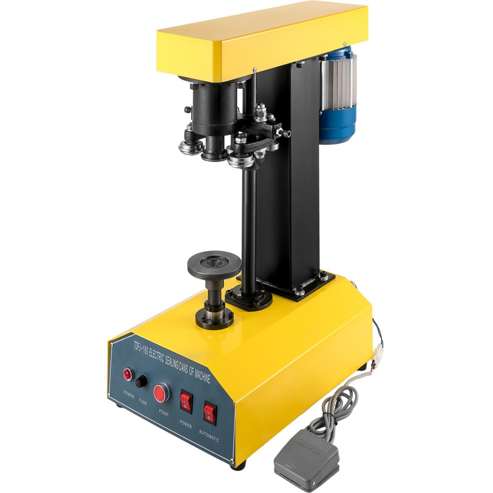 VEVOR Dosen Dichtung Maschine Dosendeckelmaschine für Dosen Kunststoff Fadensiegelung Maschine Manuelle Dosensiegelmaschine 220V
