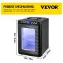 VEVOR Brutapparat Reptilieneier Inkubatoren 25L Labor Kühlung Heizung 5-42℃ 220V für Bruteier Schwarz