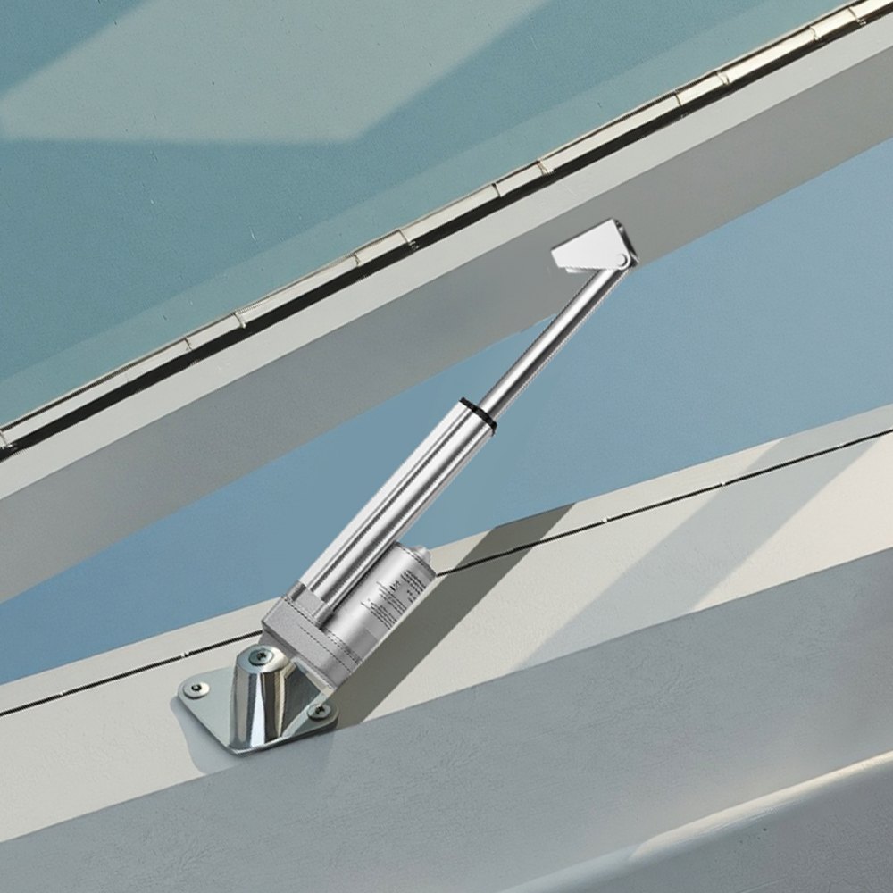 VEVOR 12-V-Linearantrieb, 101,6 mm IP65 wasserdichter Linearmotor, 3000 N Linear Actuator, 5 mm/s Lineartechnik-Aktuatoren mit Montagehalterungen für Solartracker, Industriemaschinen, Türöffner