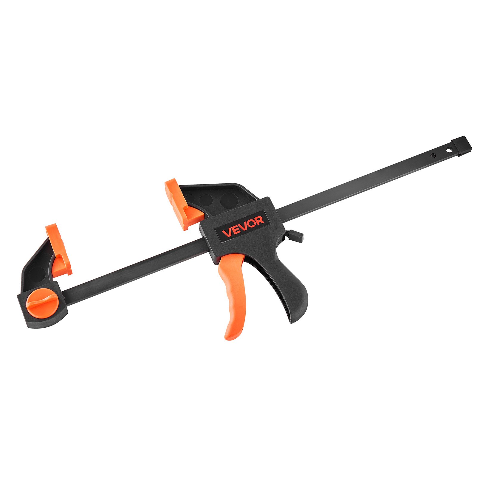 VEVOR Stangenklemmen für Holzbearbeitung 4 Stk. (30,48 cm / 15,24 cm Öffnung), Quick-Grip F-Klemme mit 70 kg Belastungsgrenze, 70 mm Tiefe, Klemmen aus Kunststoff & Stahl, Metallbearbeitung