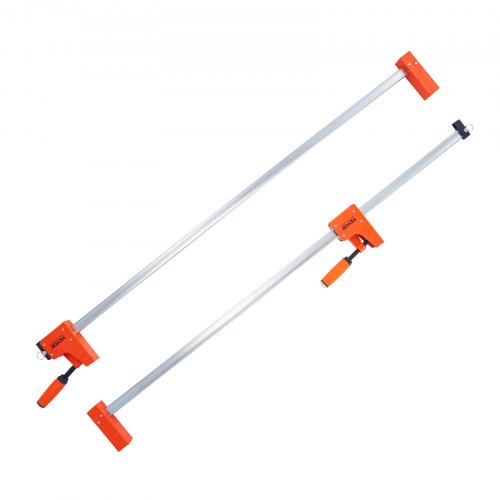 VEVOR Stangenklemmen für die Holzbearbeitung, 2er-Pack, 50 Zoll Parallelklemmen-Set, 1100 lbs Last