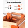 VEVOR Stangenklemmen für die Holzbearbeitung, 2er-Pack, 127cm Parallelklemmen-Set, 499 kg Last