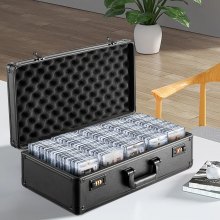 VEVOR 162 PSA Sammelkarten Aufbewahrungsbox 5 Steckplätze Etui Zahlenschloss