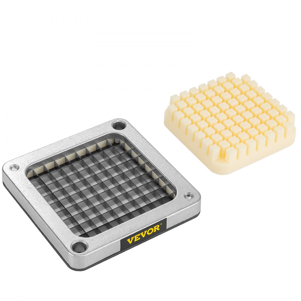 VEVOR Pommes-Frites-Schneider, Zerkleinerer, Ersatzklinge und Schiebeblock, 3/8 Zoll, 3-teilig