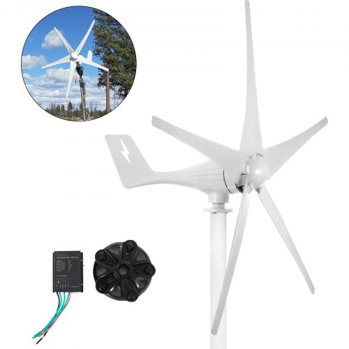24v 500w 5 Blätter Wind Turbine Effective Haus Laderegler Windkraftanlage