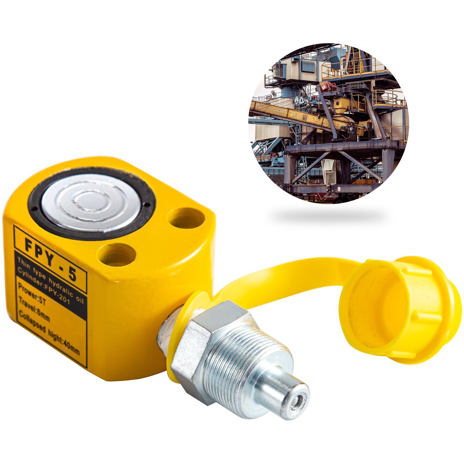 Hohlkolbenzylinder Hydraulikzylinder Jack Biegen Industrie 5t Hub