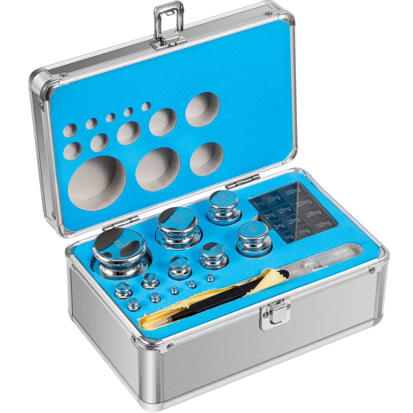 Kalibriergewicht Gewicht Kit Prüfgewicht F1 Eichgewicht Labor 1mg-1kg Edelstahl
