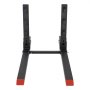 VEVOR Pallet Forks 1814 kg 1524 mm Clamp-On Pallet Forks Anti-Tilt Bar, Tractor Attachment for Skid Steer & Loader Bucket, Adjustable Stabilizer Bar, Heavy-Duty Reinforced Bucket Fork, Orange Tips