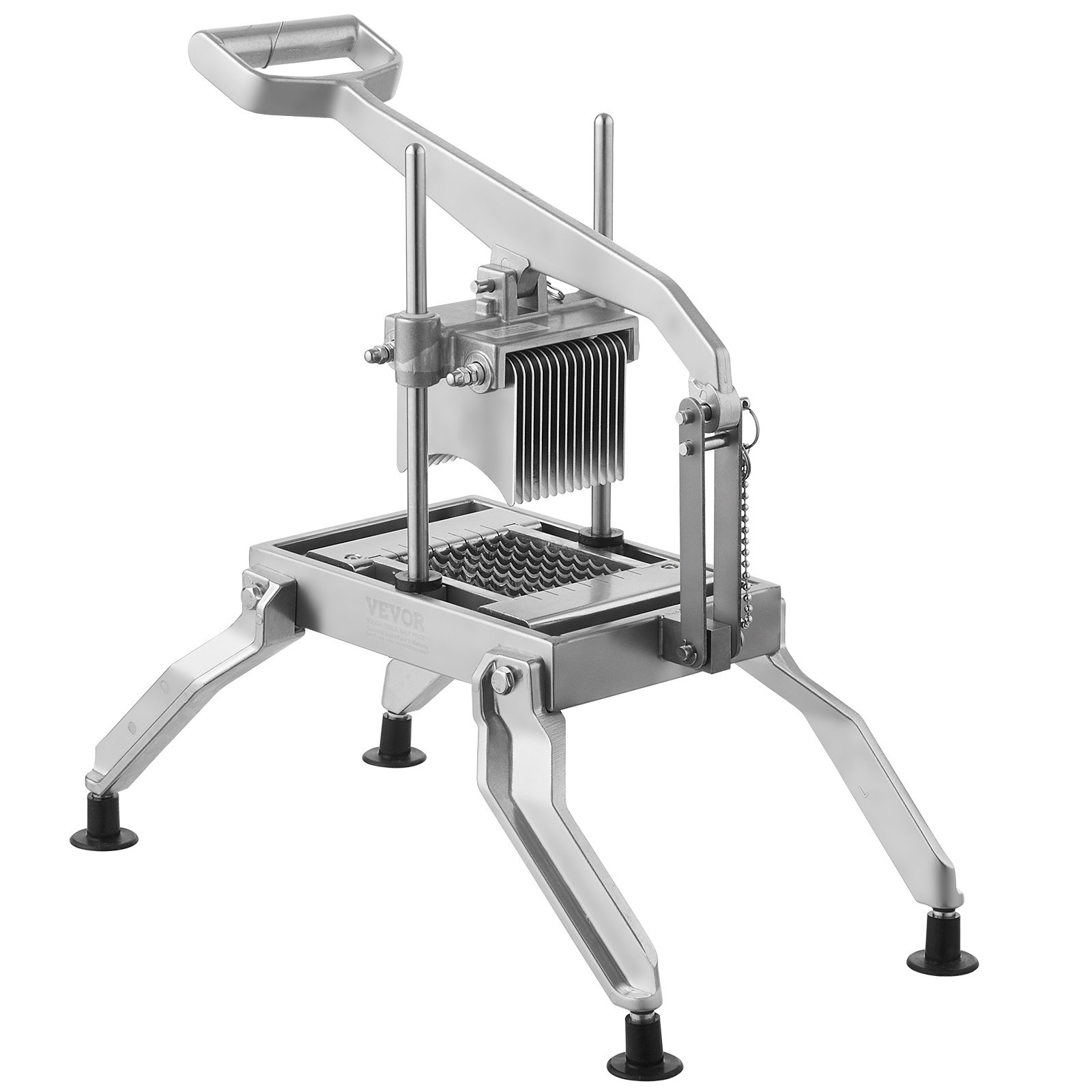 VEVOR Kommerzieller Gemüseschneider, 3/8 & 3/16 Zoll Tomatenschneider, Gemüseschneider aus Edelstahl & Aluminiumlegierung, Manueller Gemüseschneider, für Tomaten, Zwiebeln, Kartoffeln