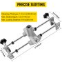 VEVOR Einsteckschloss Passend Mortiser Jig Kit Mit 3 Cutters Heimwerker-Tool