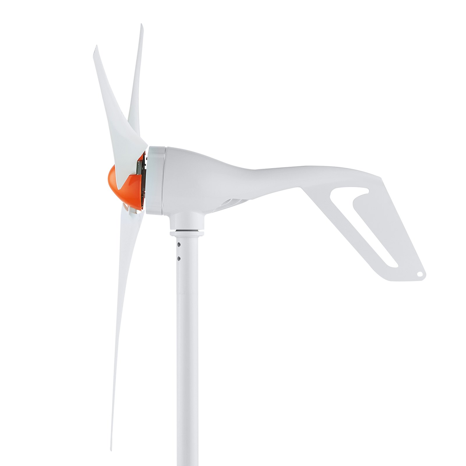 VEVOR 500 W Windkraftanlage 24 V Windgenerator 3-Blatt-Windkraftgenerator mit MPPT-Regler einstellbare Windrichtung und 2,5 m/s Startwindgeschwindigkeit geeignet für Zuhause Bauernhof Wohnmobile Boote