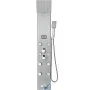 VEVOR Duschpaneelsystem, 5 Duschmodi, Duschpaneelturm mit Digitalanzeige, Regenfall, 8 Massagedüsen, Wannenauslauf, Handbrause mit 3 Einstellungen, 59-Zoll-Schlauch, Wandduschset aus Edelstahl