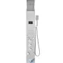 VEVOR Shower Panel System, 6 Shower Modes, LED & Screen Hydroelectricity Shower Panel Tower, Rainfall, Waterfall, 5 Massage Jets, Tub Spout, Handheld Shower, Stainless Steel Wall-Mounted Shower Set