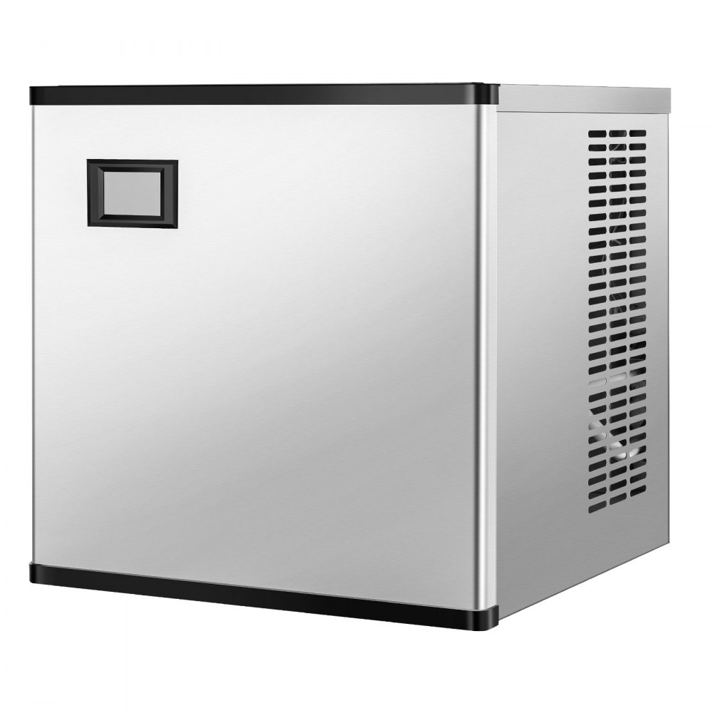VEVOR Eismaschinenkopf kommerzieller Eisbereiter Eismaschine (nur Kopf) 227 kg/Tag, Kopf aus Edelstahl + SGCC Eisbereiter-Kopf mit intelligentem Bedienfeld & Reinigung auf Knopfdruck
